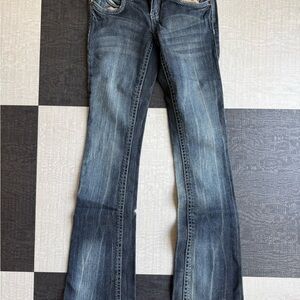 Y2K Amethyst Jeans Low Rise Flare Jeans Size 1 Stretch